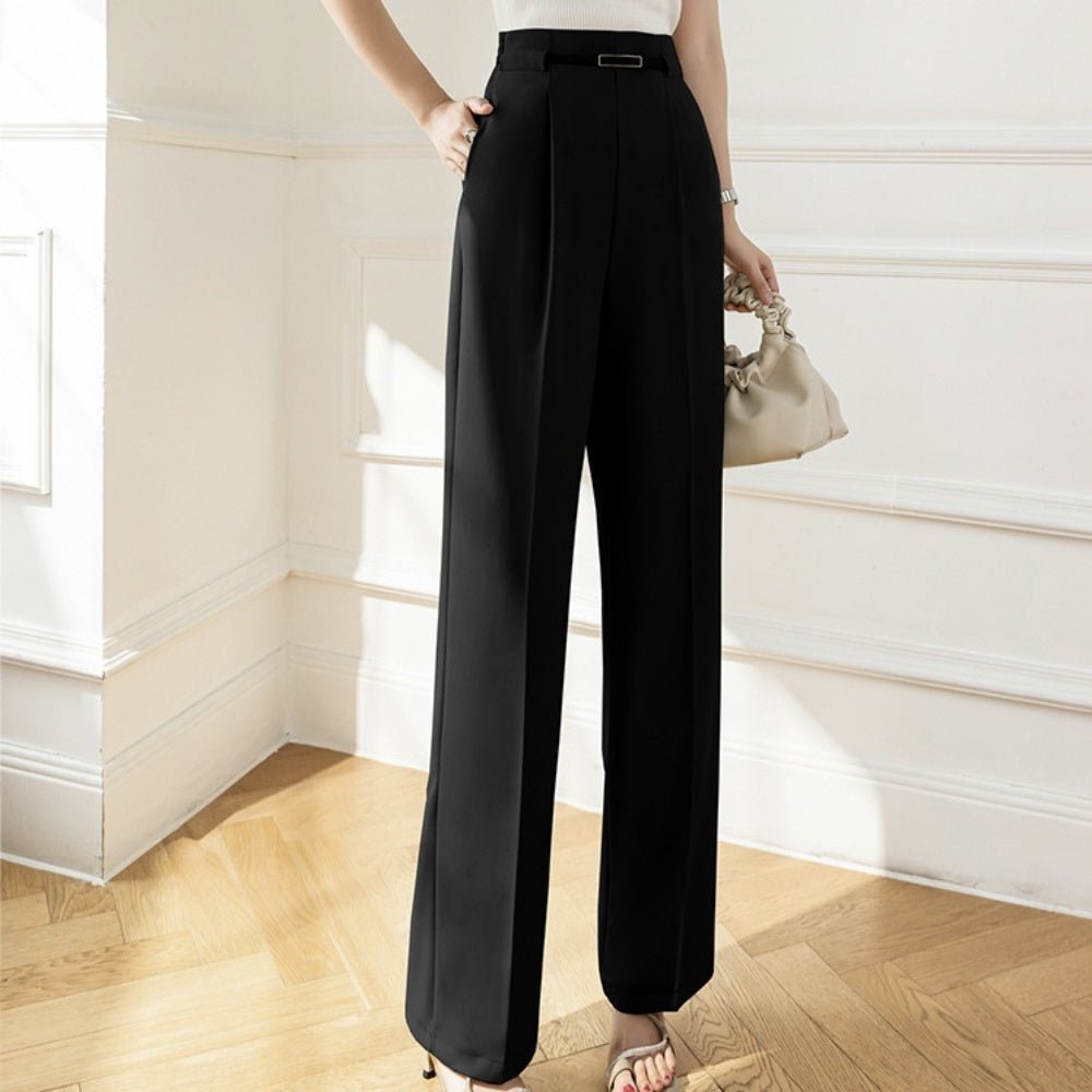 ウエストベルトタックパンツ|オフィスカジュアル レディース 通販【ミレジェネ】