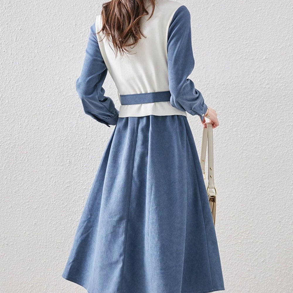 <即納>フェイクレイヤードシャツワンピース|オフィスカジュアル レディース 通販 Millennial Generation【ミレジェネ】