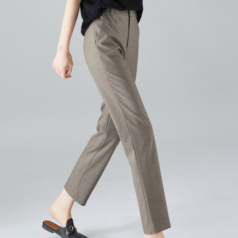 九分丈ストレートパンツ|オフィスカジュアル レディース 通販【ミレジェネ】