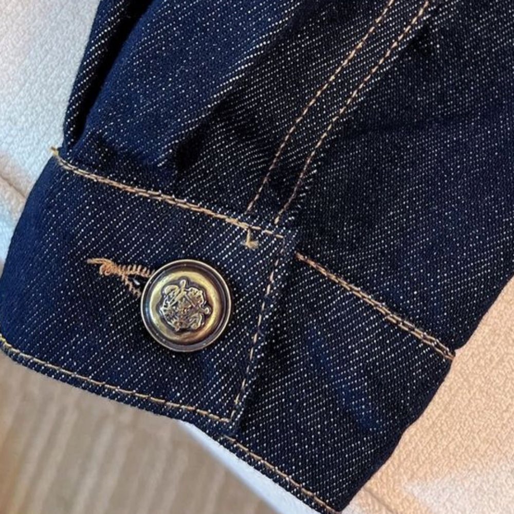 ステッチアクセントデニムジャケット|オフィスカジュアル レディース 通販【ミレジェネ】