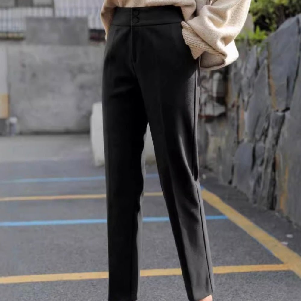 ウール地クロップドパンツ|オフィスカジュアル レディース 通販【ミレジェネ】