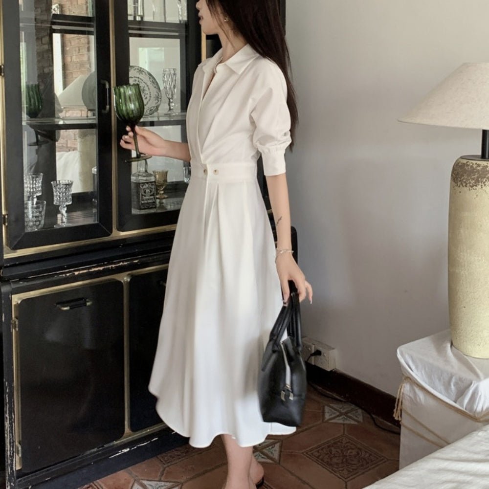 カシュクールワンピース|オフィスカジュアル レディース 通販 Millennial Generation【ミレジェネ】