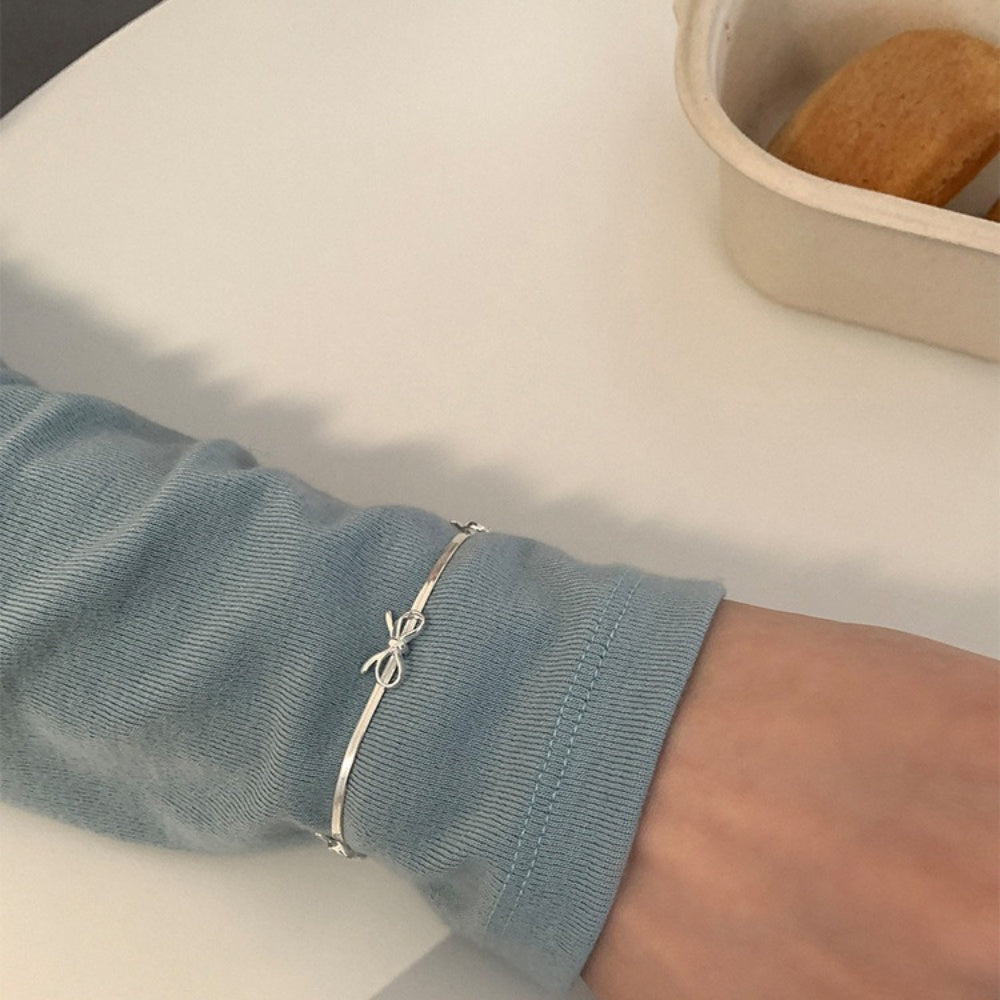 リボンモチーフブレスレット|オフィスカジュアル レディース 通販【ミレジェネ】