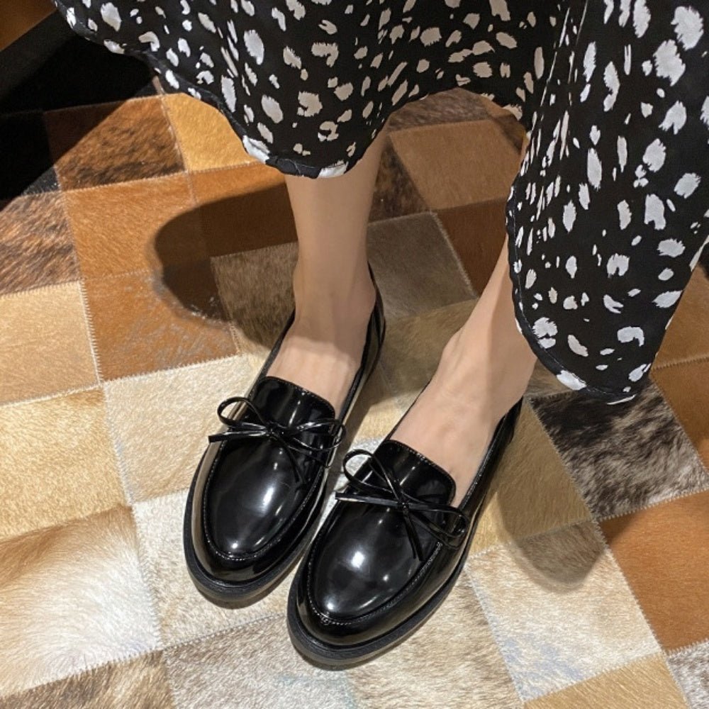 ナローリボンローファー|オフィスカジュアル レディース 通販【ミレジェネ】