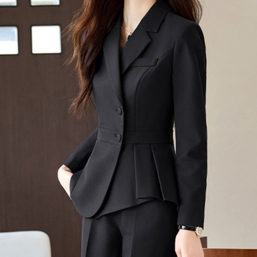 サイドプリーツセットアップ|オフィスカジュアル レディース 通販 Millennial Generation【ミレジェネ】