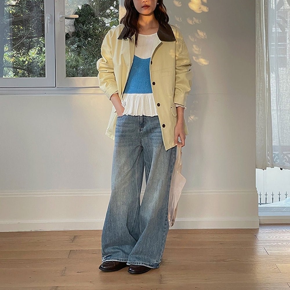 裾フリルカットソートップス|オフィスカジュアル レディース 通販【ミレジェネ】