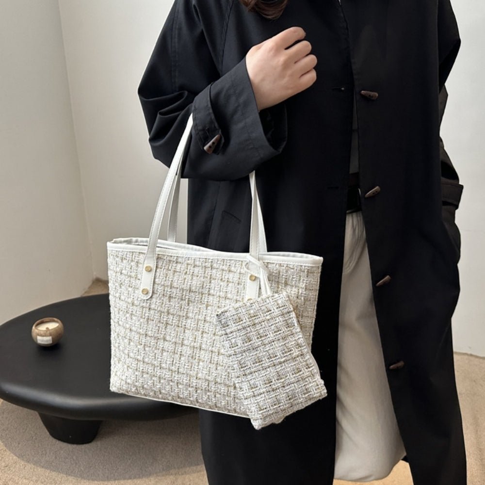 ツイードビッグトートバッグ|オフィスカジュアル レディース 通販【ミレジェネ】