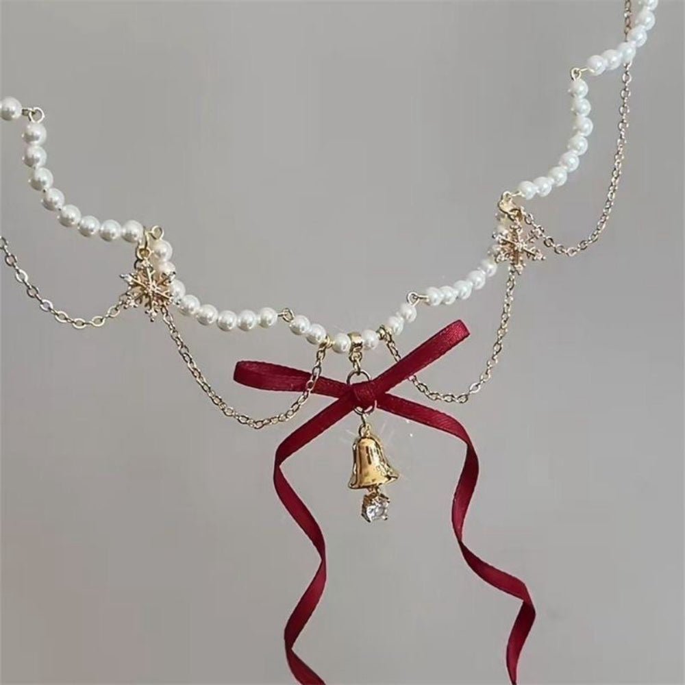 スカラップパールネックレス|オフィスカジュアル レディース 通販【ミレジェネ】