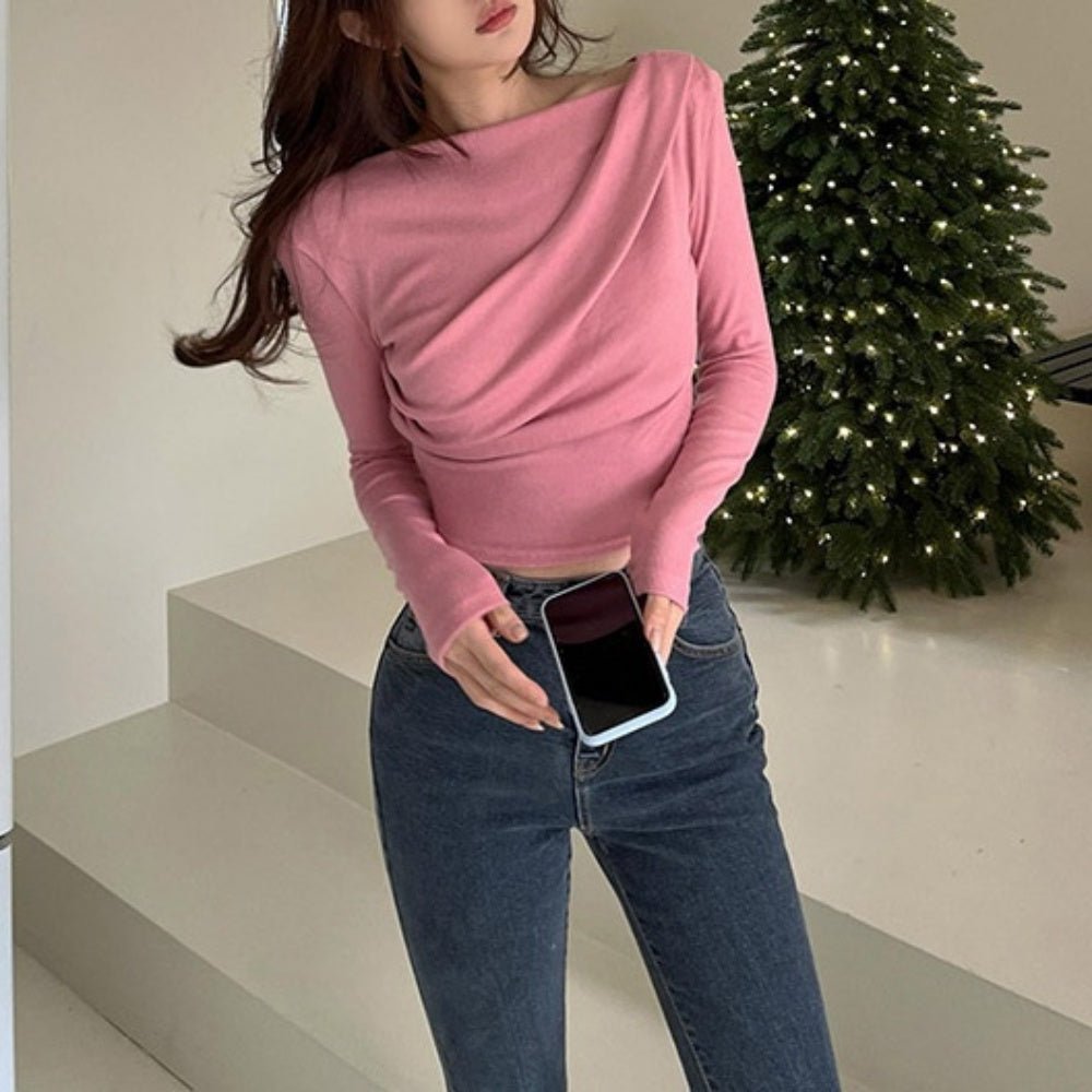 ドレープカットソー|オフィスカジュアル レディース 通販 Millennial Generation【ミレジェネ】