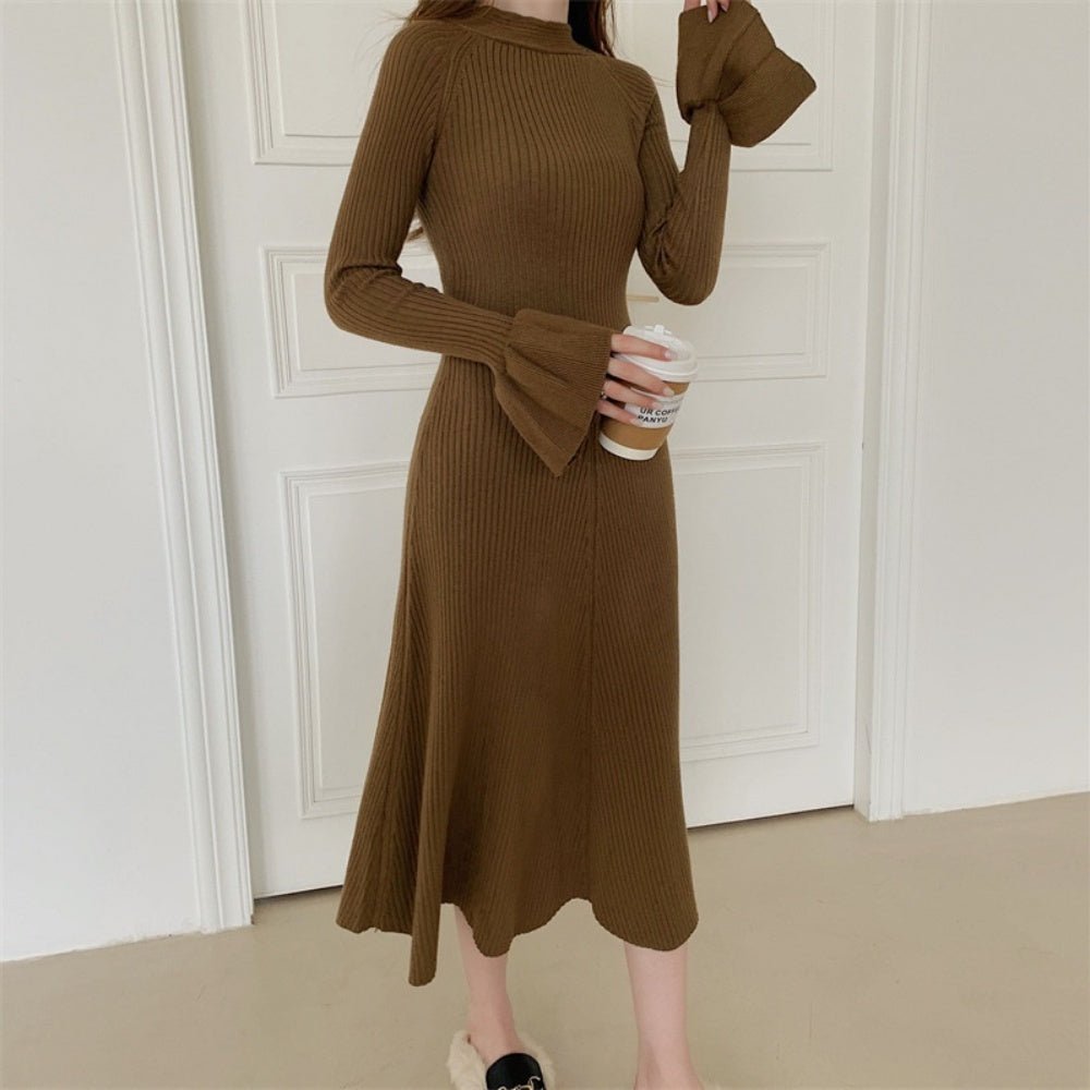 フレアスリーブニットワンピース|オフィスカジュアル レディース 通販【ミレジェネ】