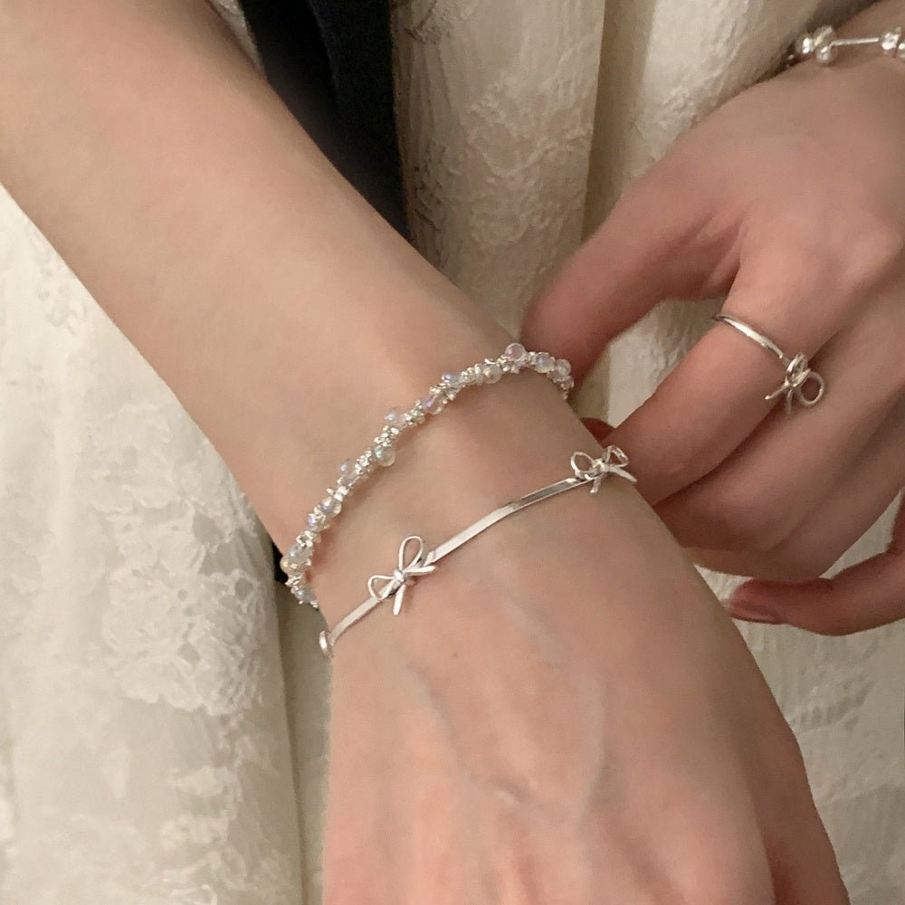 リボンモチーフブレスレット|オフィスカジュアル レディース 通販【ミレジェネ】