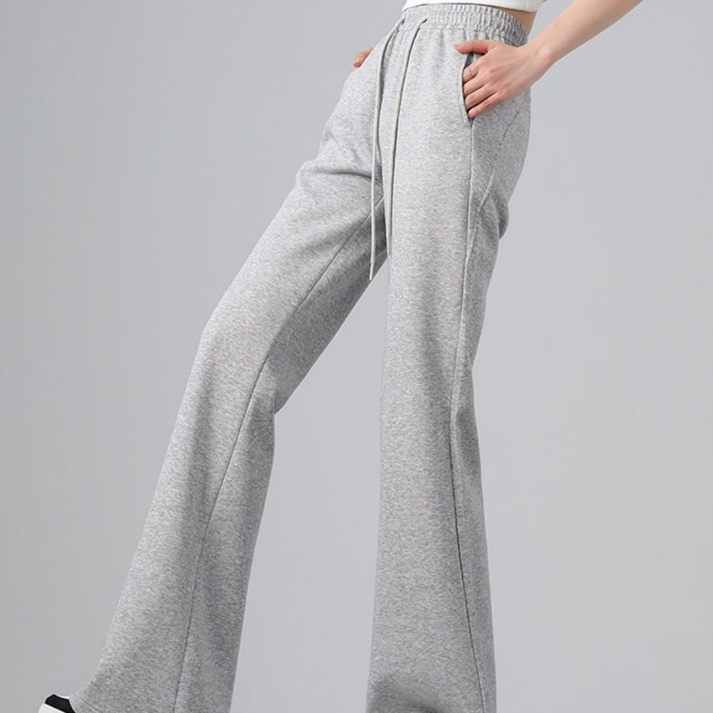 スウェットフレアパンツ|オフィスカジュアル レディース 通販【ミレジェネ】