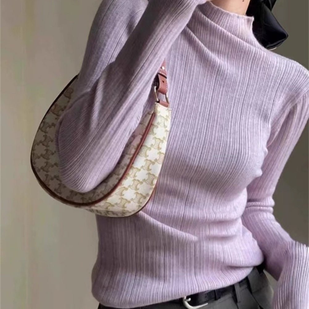 タートル無地ニット|オフィスカジュアル レディース 通販 Millennial Generation【ミレジェネ】