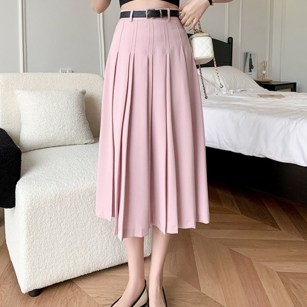 プリーツロングスカート|オフィスカジュアル レディース 通販【ミレジェネ】