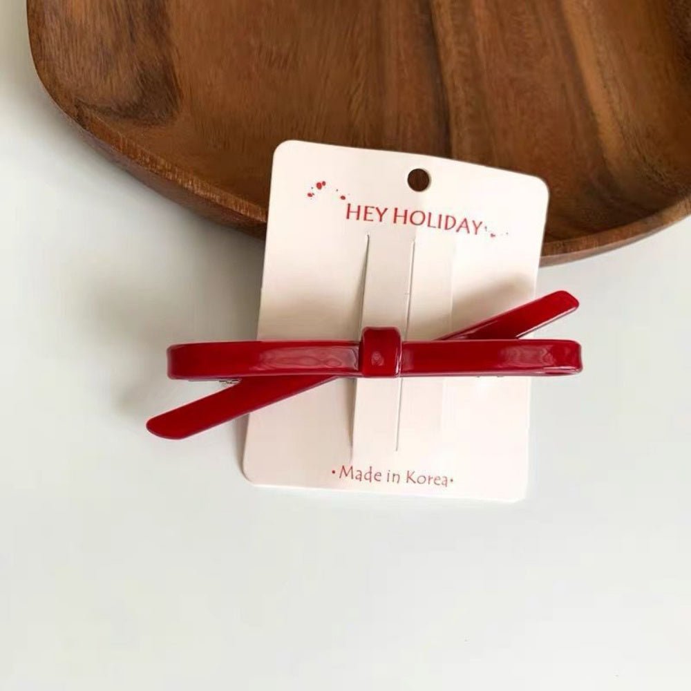 フラットリボンモチーフバレッタ|オフィスカジュアル レディース 通販【ミレジェネ】