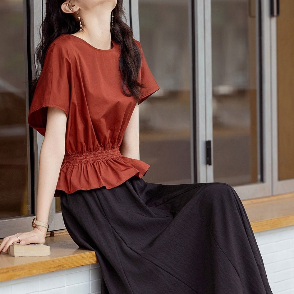 ウエストシャーリングトップス|オフィスカジュアル レディース 通販【ミレジェネ】