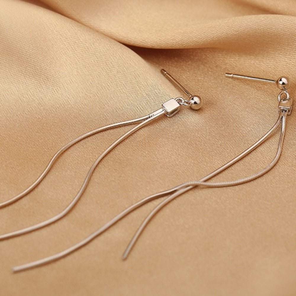 ロングチェーンピアス|オフィスカジュアル レディース 通販【ミレジェネ】