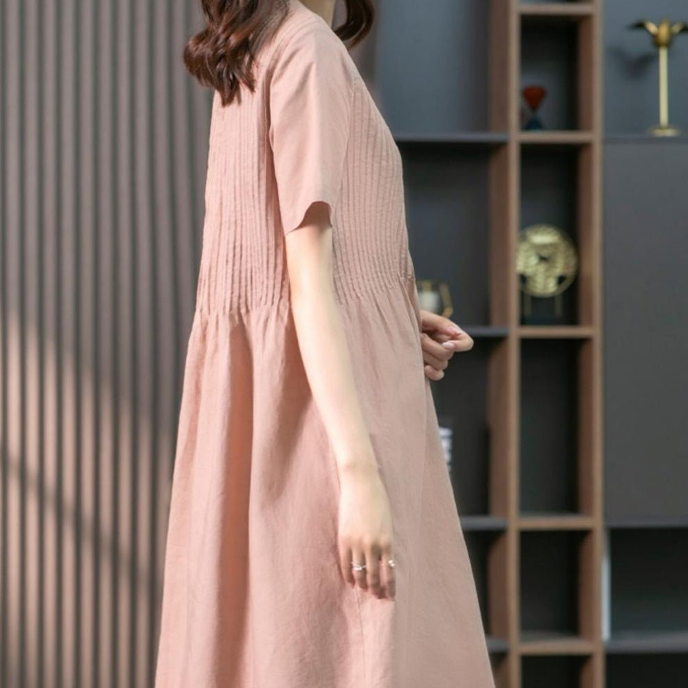 ピンタックワンピース|オフィスカジュアル レディース 通販 Millennial Generation【ミレジェネ】