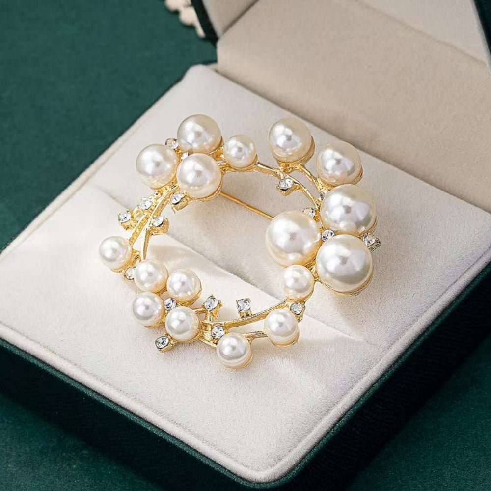 パールリースブローチ|オフィスカジュアル レディース 通販【ミレジェネ】