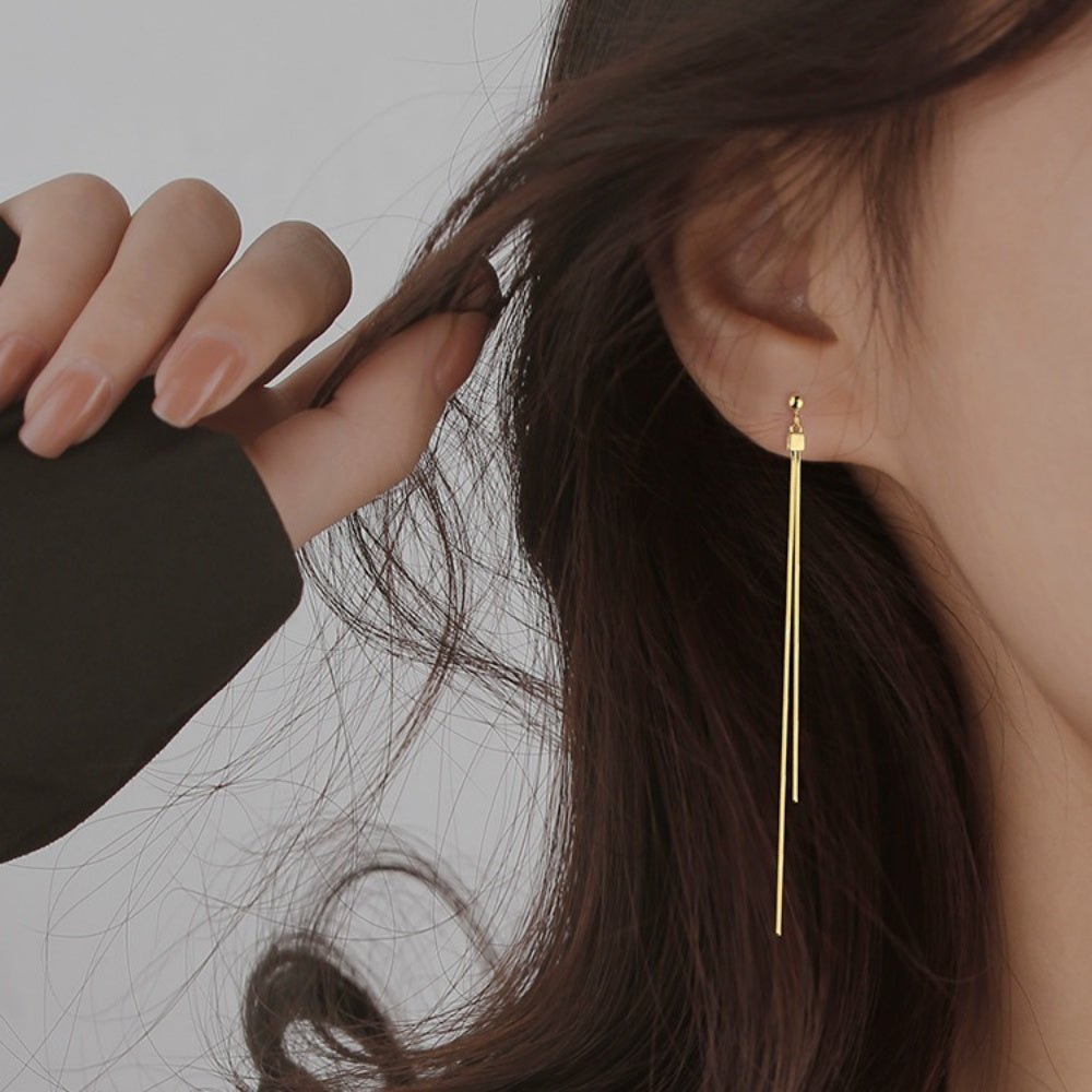 ロングチェーンピアス|オフィスカジュアル レディース 通販【ミレジェネ】