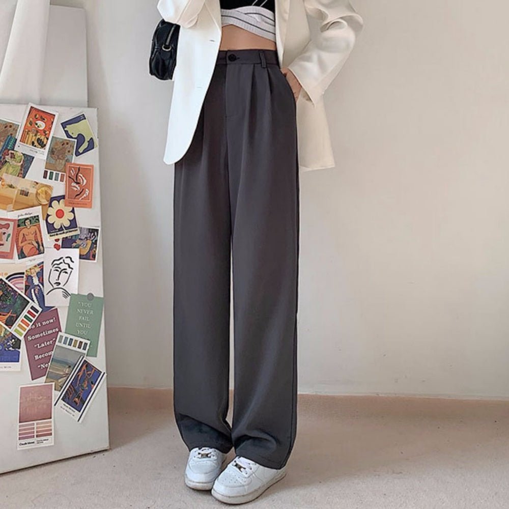 オフィスカジュアル 秋 ハイウエストダブルタックパンツ ミレジェネ