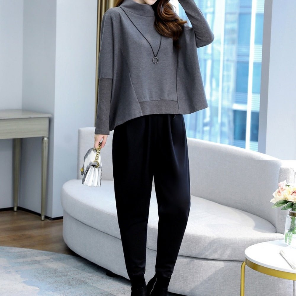 ハイネックパンツセットアップ|オフィスカジュアル レディース 通販【ミレジェネ】