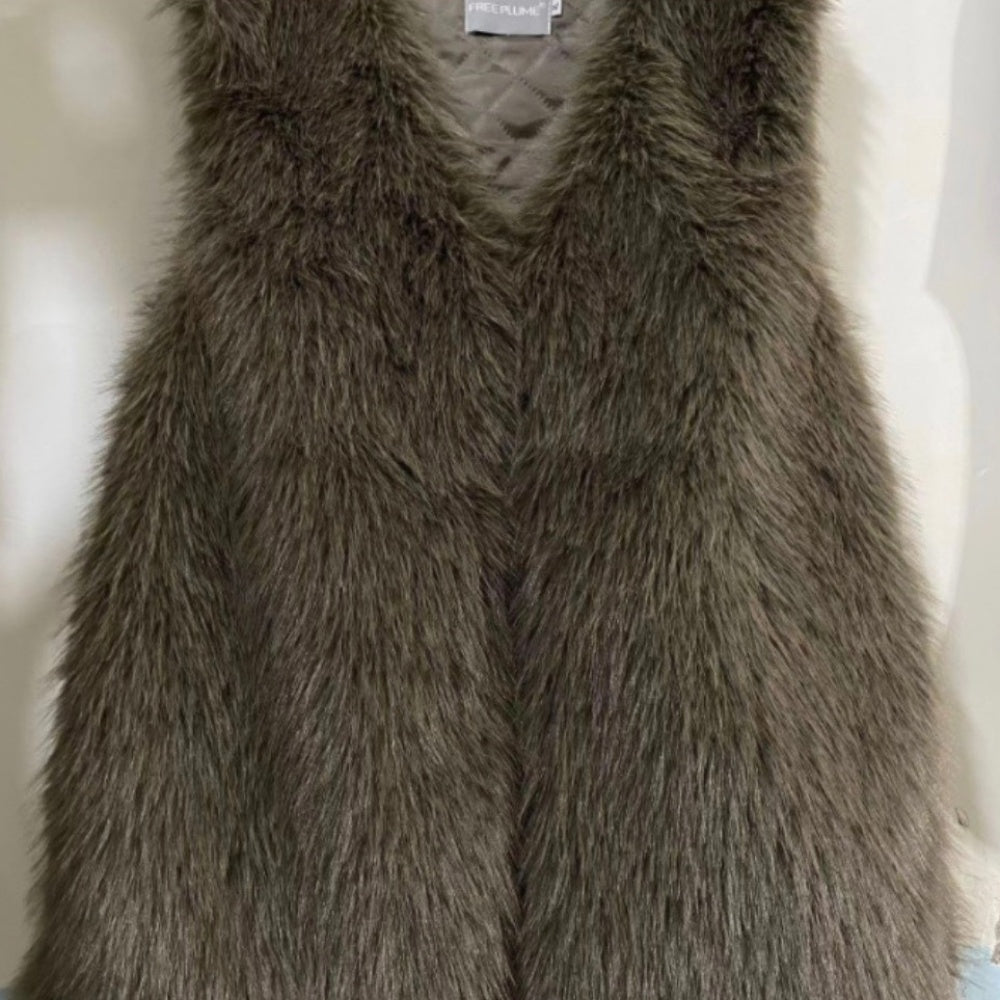 ミドル丈フェイクファーベスト|オフィスカジュアル レディース 通販【ミレジェネ】