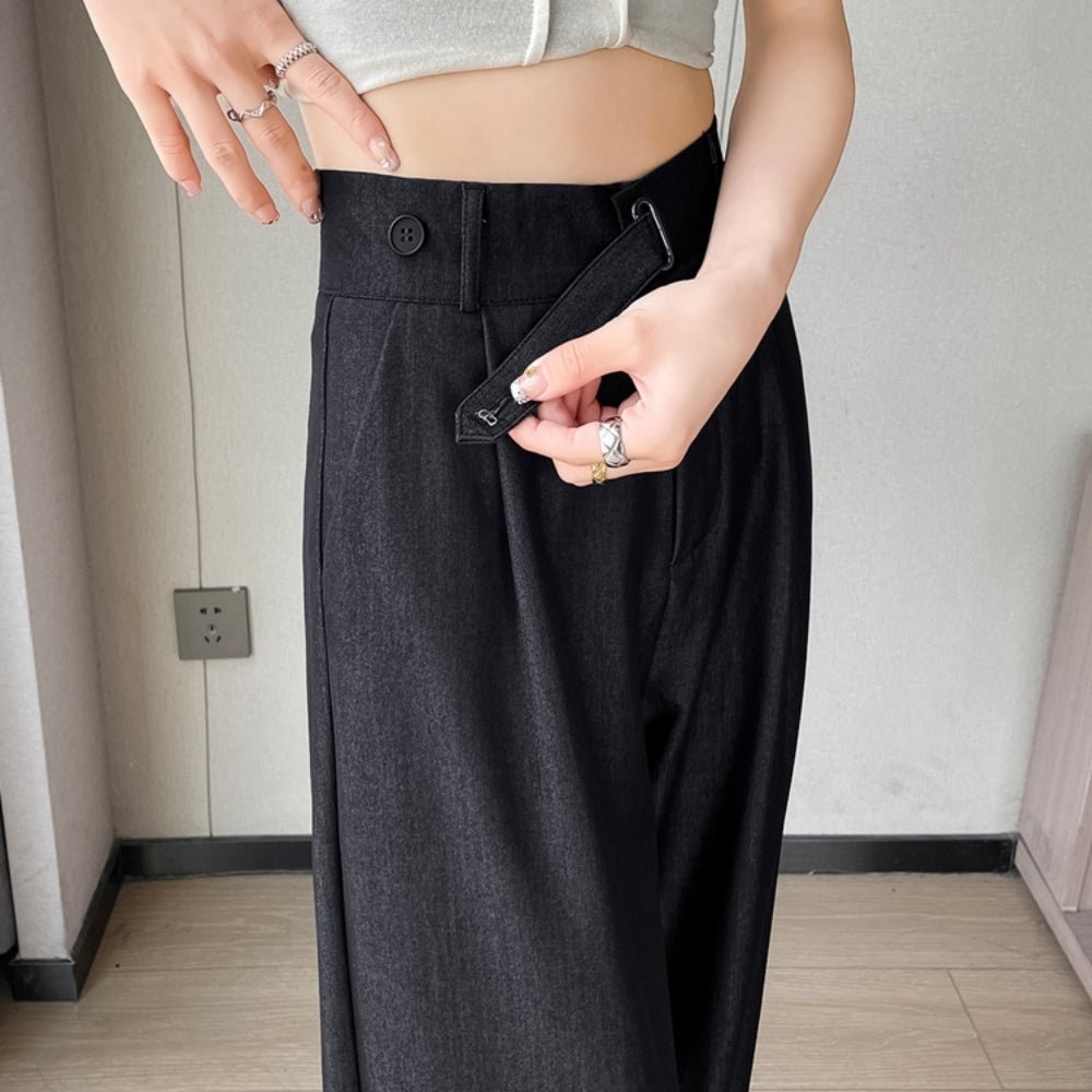 テンセルデニムストレートパンツ|オフィスカジュアル レディース 通販【ミレジェネ】