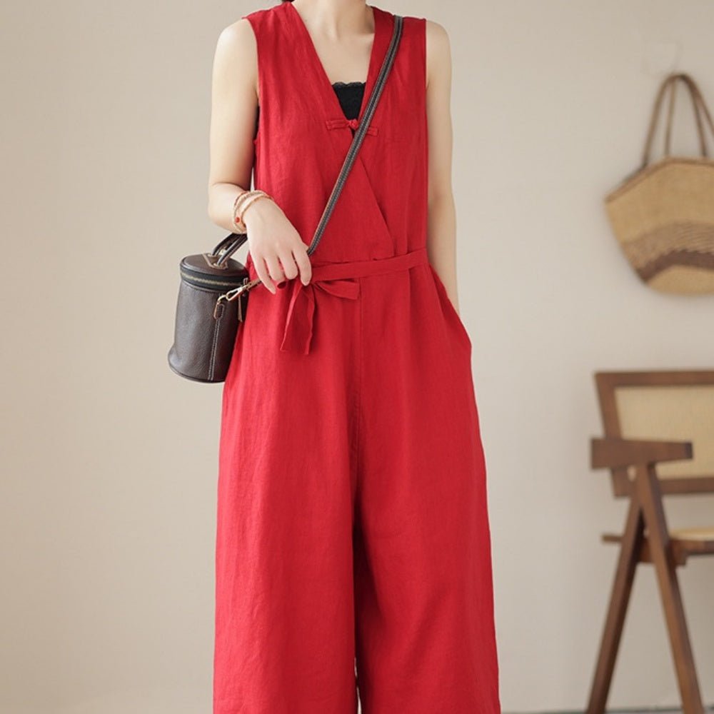 カシュクールオールインワン|オフィスカジュアル レディース 通販【ミレジェネ】