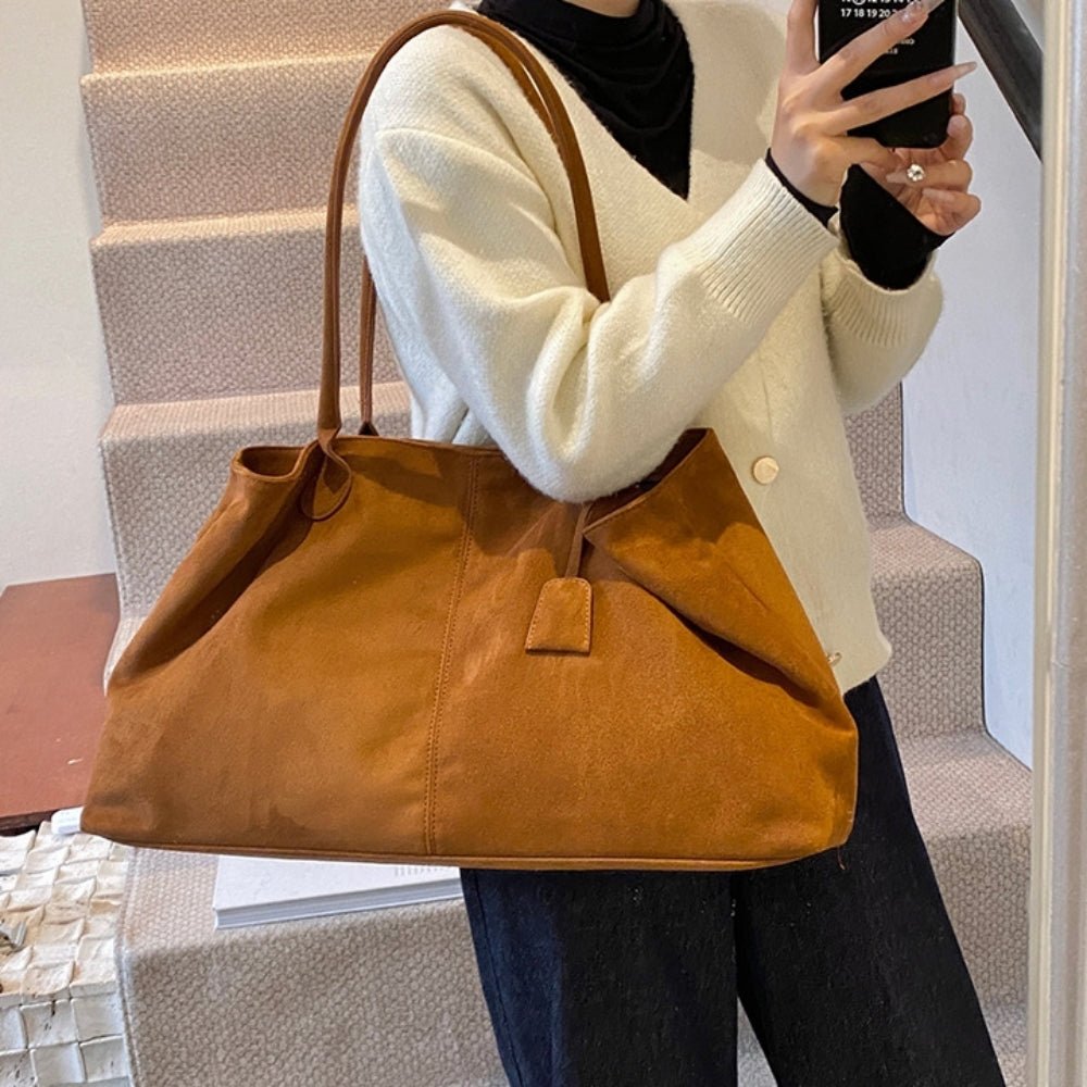 スエード調トートバッグ|オフィスカジュアル レディース 通販【ミレジェネ】