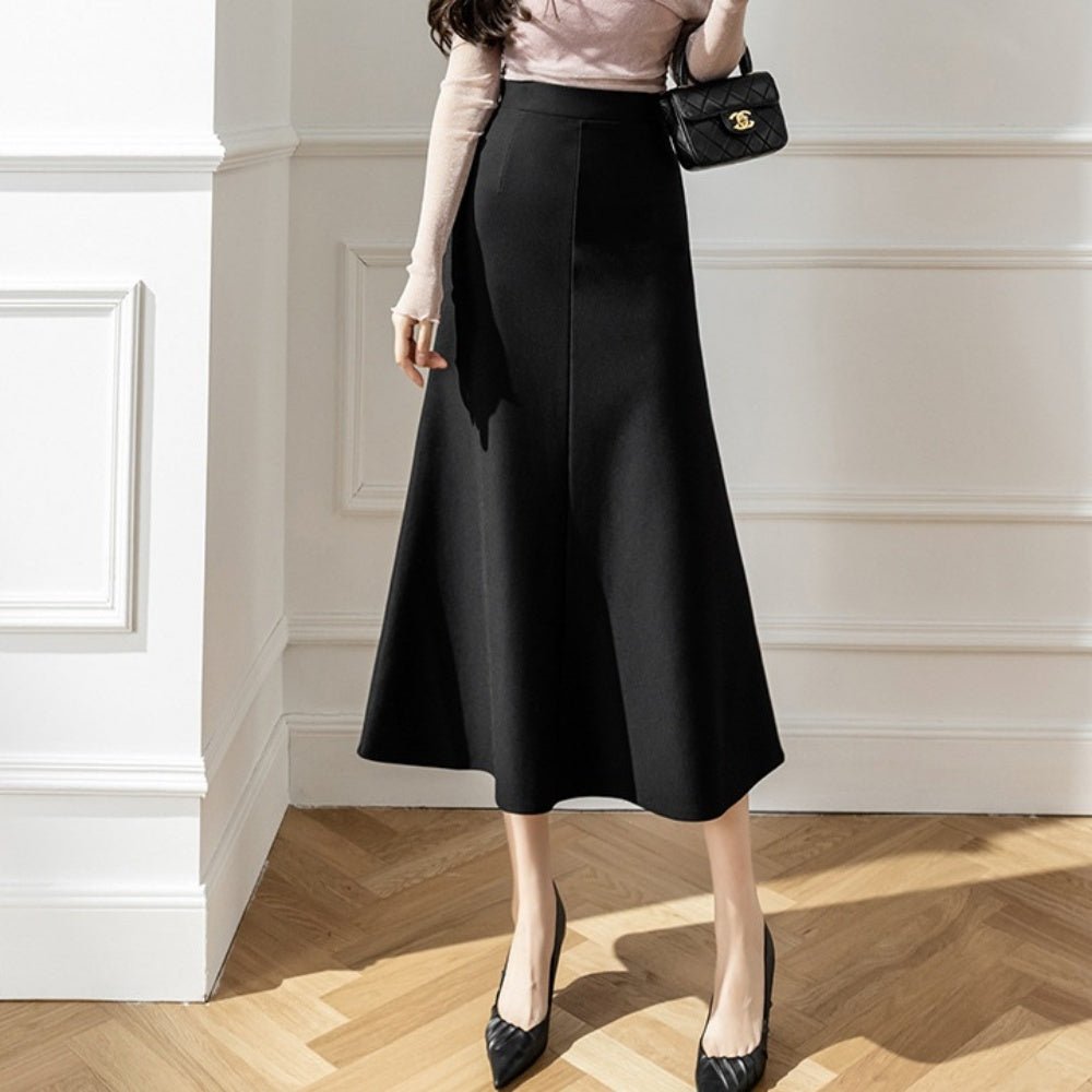 マーメイドフレアスカート|オフィスカジュアル レディース 通販【ミレジェネ】