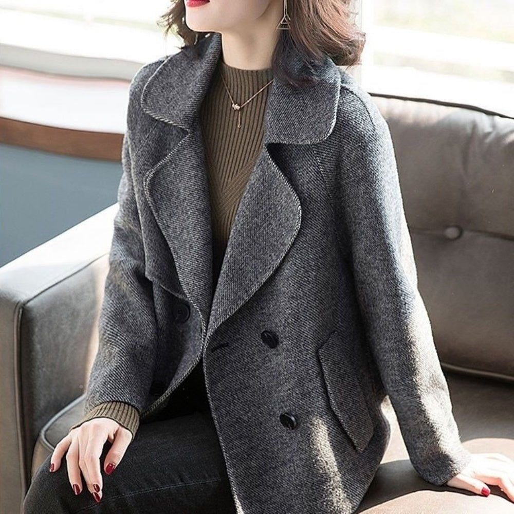 テーラードカラーニットジャケット|オフィスカジュアル レディース 通販 Millennial Generation【ミレジェネ】