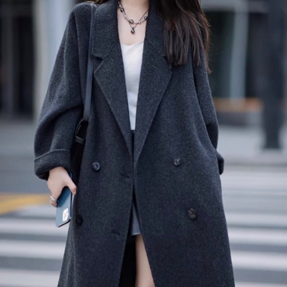 オーバーサイズロングチェスターコート|オフィスカジュアル レディース 通販【ミレジェネ】