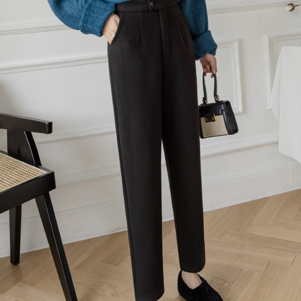 テーパードタックパンツ|オフィスカジュアル レディース 通販【ミレジェネ】