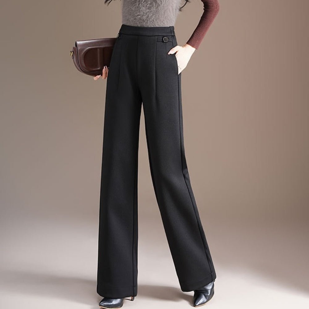 裏起毛スラックスパンツ|オフィスカジュアル レディース 通販【ミレジェネ】