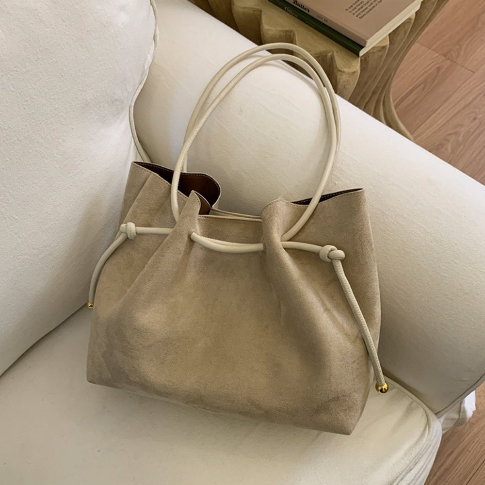 レトロスエードトートバッグ|オフィスカジュアル レディース 通販【ミレジェネ】