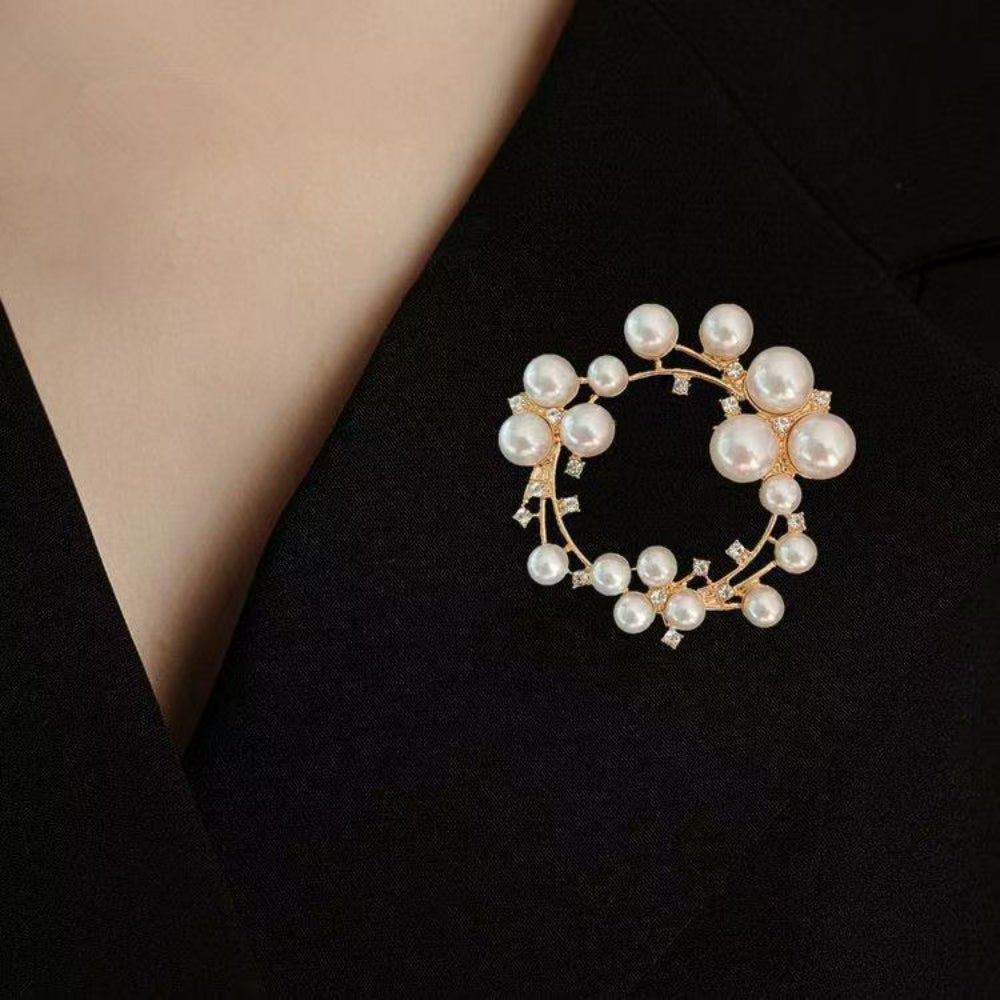 パールリースブローチ|オフィスカジュアル レディース 通販【ミレジェネ】