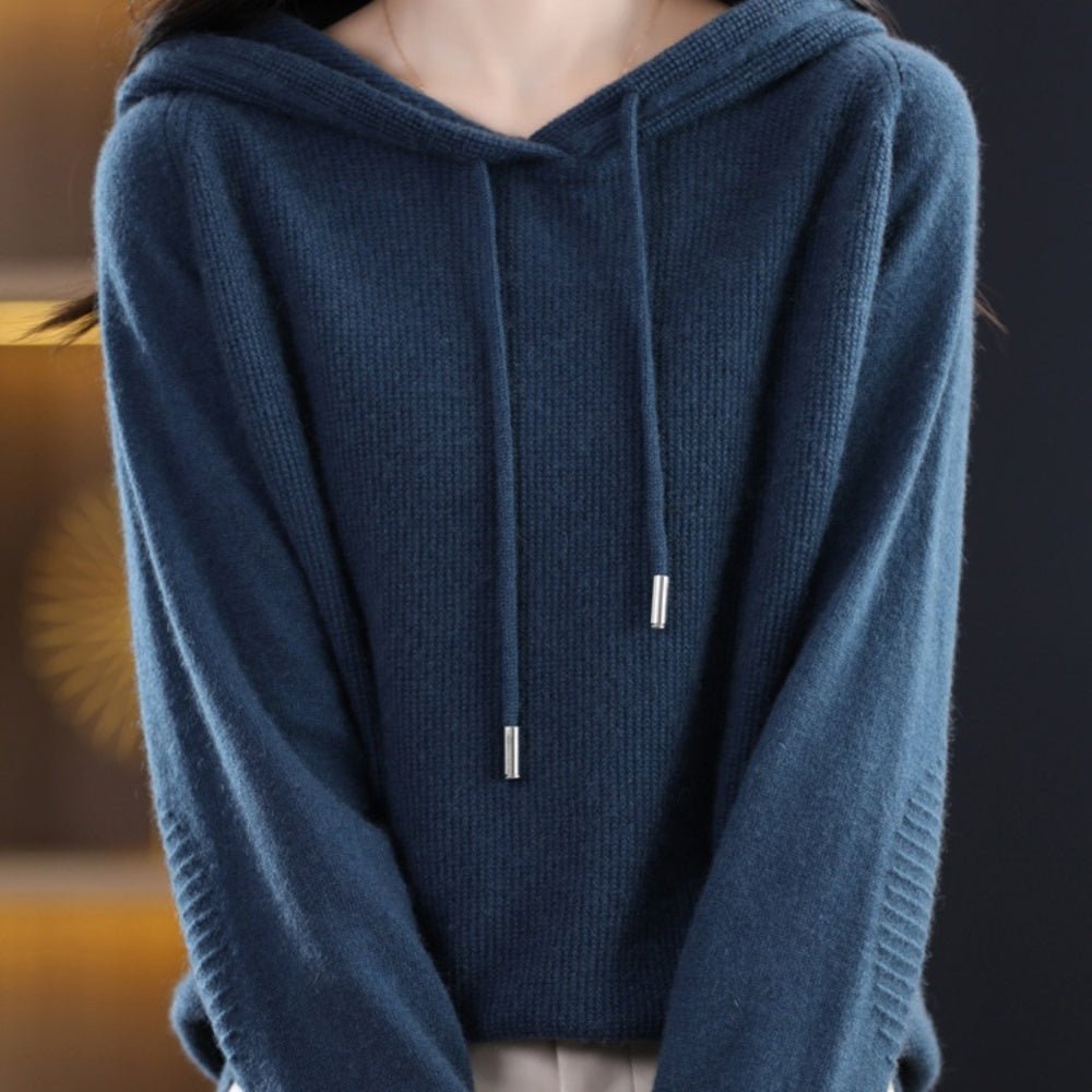 フード付きニット|オフィスカジュアル レディース 通販【ミレジェネ】
