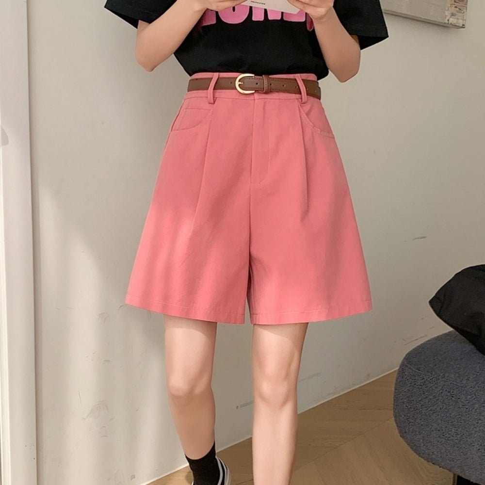 コットンリネンハーフパンツ|オフィスカジュアル レディース 通販【ミレジェネ】