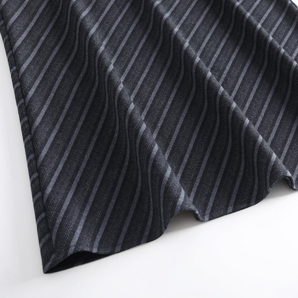 斜めストライプマーメイドスカート|オフィスカジュアル レディース 通販【ミレジェネ】