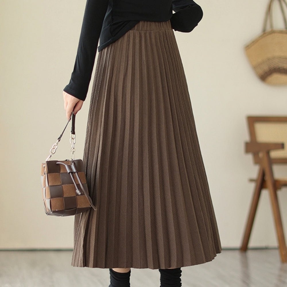 ロングプリーツスカート|オフィスカジュアル レディース 通販【ミレジェネ】