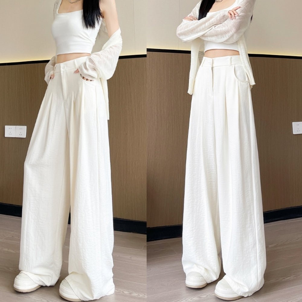 シャーベットカラーワイドパンツ|オフィスカジュアル レディース 通販【ミレジェネ】