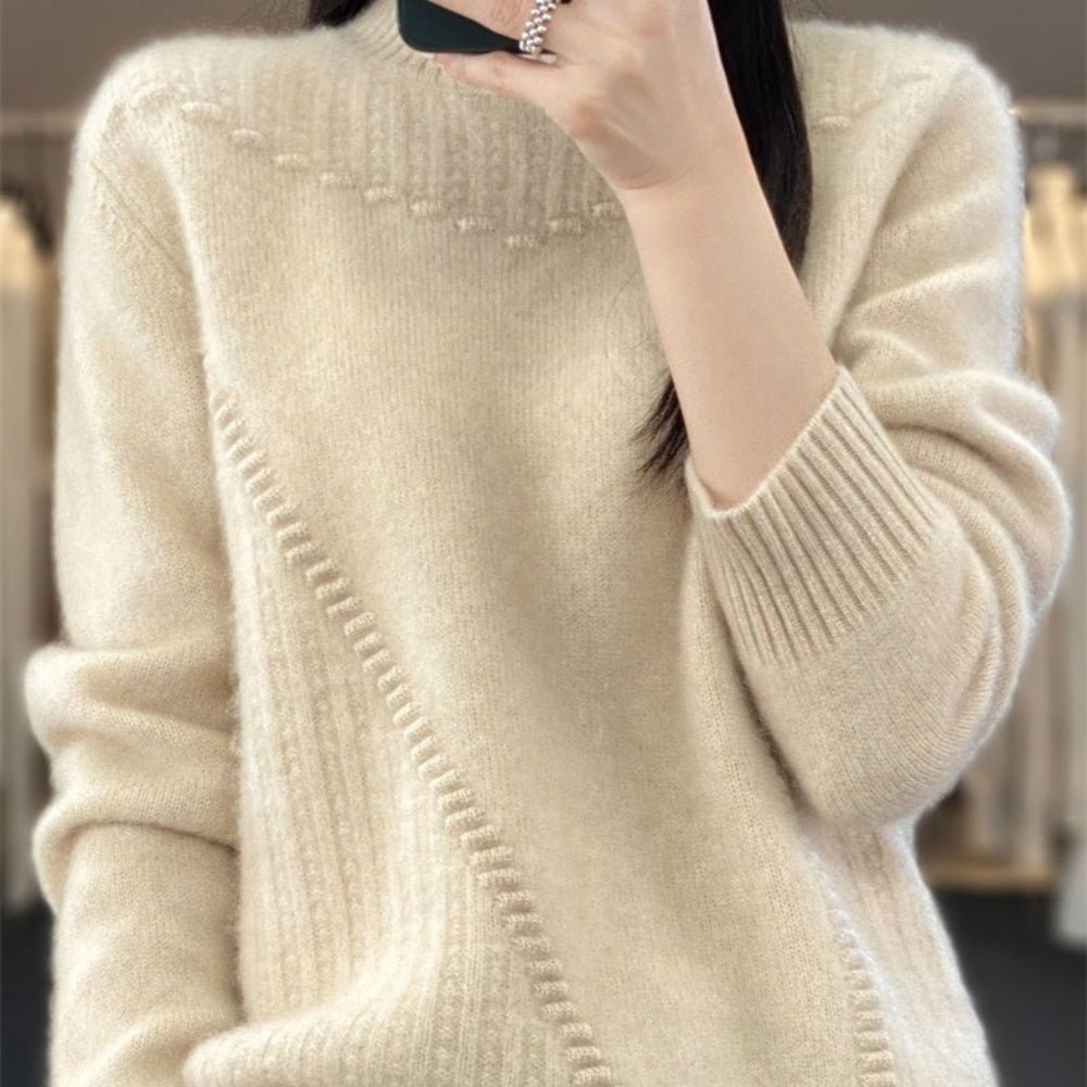 ハイネックニットセーター|オフィスカジュアル レディース 通販 Millennial Generation【ミレジェネ】