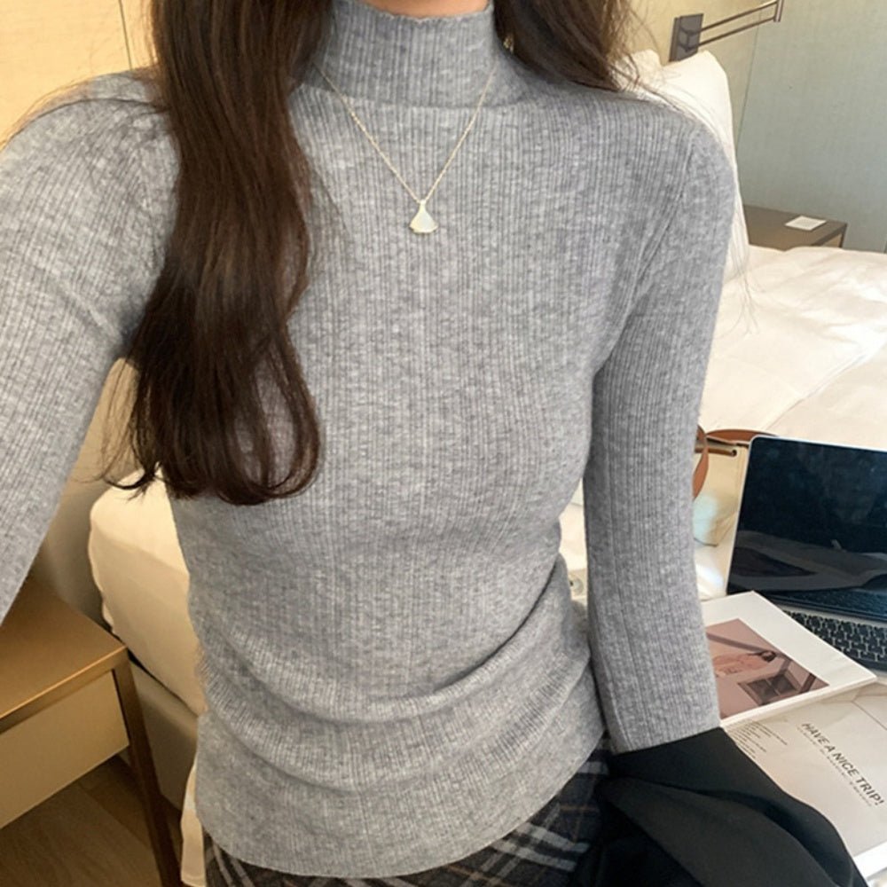 タートル無地ニット|オフィスカジュアル レディース 通販 Millennial Generation【ミレジェネ】