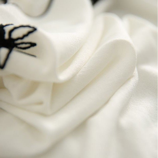 ショルダー刺繍バイカラー半袖トップス|オフィスカジュアル レディース 通販【ミレジェネ】