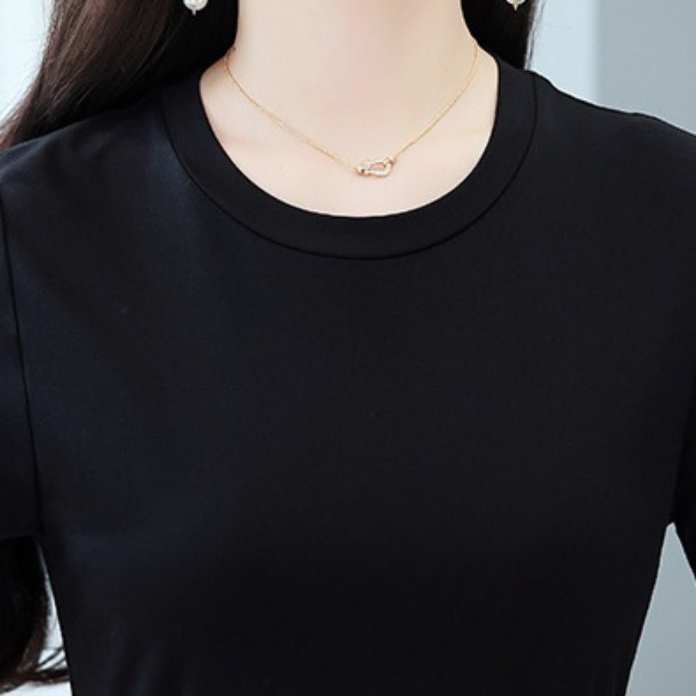 ベルト付きプリーツ切り替え半袖ワンピース|オフィスカジュアル レディース 通販 Millennial Generation【ミレジェネ】