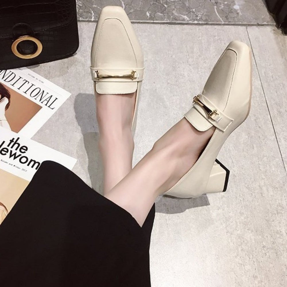 ビットヒールローファ|オフィスカジュアル レディース 通販【ミレジェネ】