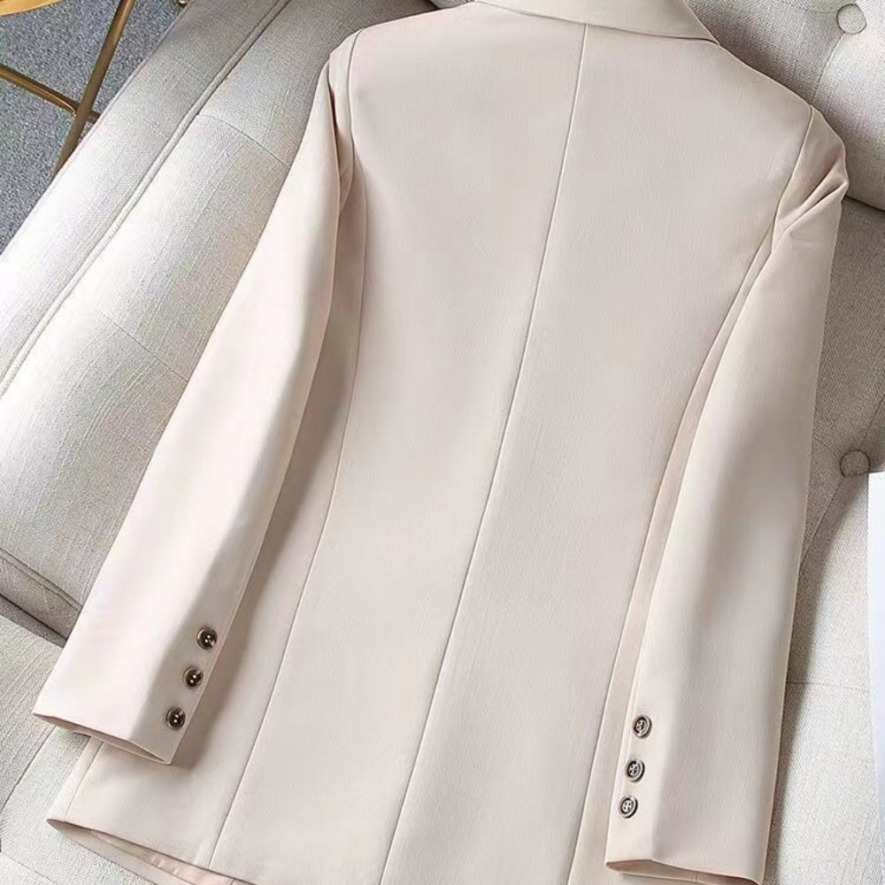 ダブルブレストシンプルテーラードジャケット|オフィスカジュアル レディース 通販【ミレジェネ】