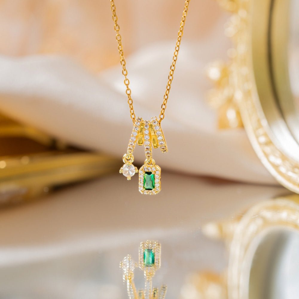 ジルコンリングトップネックレス|オフィスカジュアル レディース 通販【ミレジェネ】