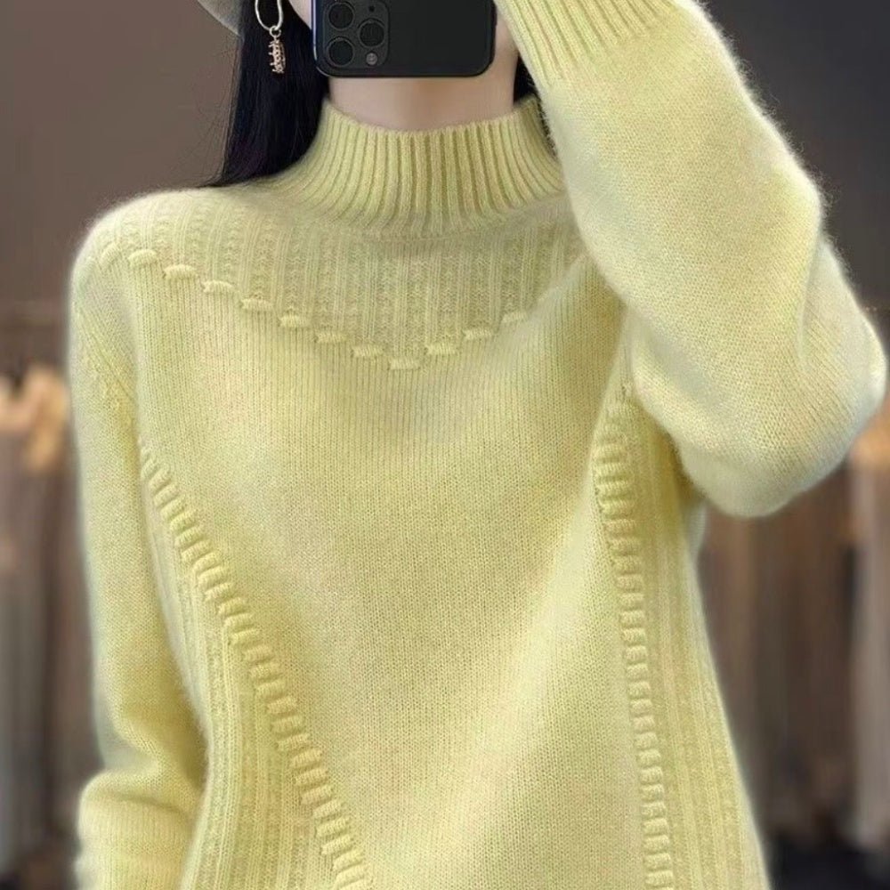 ハイネックニットセーター|オフィスカジュアル レディース 通販 Millennial Generation【ミレジェネ】